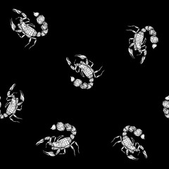 Animalistic seamless pattern