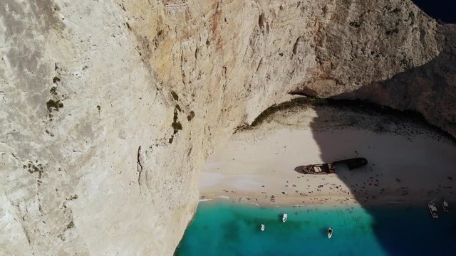 Shipwreck Beach also known as Navagio Beach.