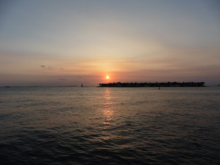 Coucher de soleil à Miami