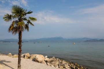 on the shores of Peschiera, Lake Garda