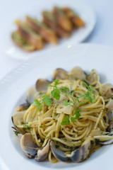 Food photography close up of vibrant gourmet meals