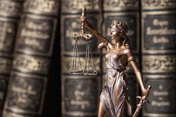 Themis statue, concept of law and justice