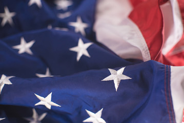 Fototapeta premium American flag textile