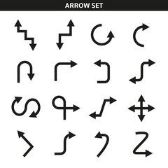 arrow icons set