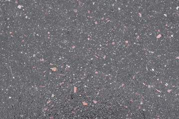 Dark wet asphalt texture background
