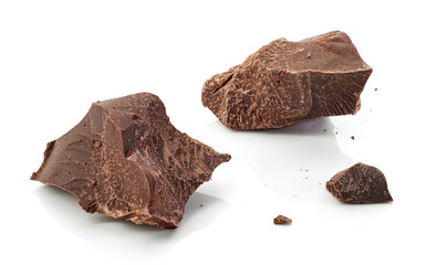 pieces of dark chocolate