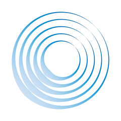 Modern circle design element