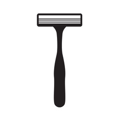 disposable shaving razor icon- vector illustration