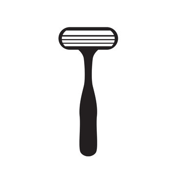 disposable shaving razor icon- vector illustration