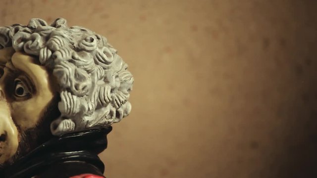 Monkey figure hd footage