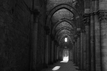 Fototapeta na wymiar Abbey of St Galgano