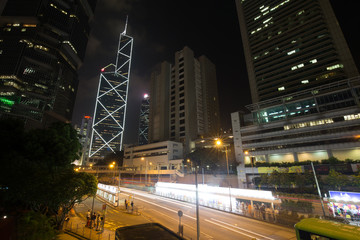 Fototapeta na wymiar asia city by night