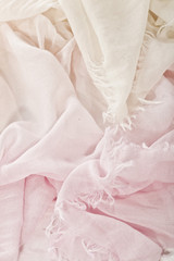 Dettaglio di tessuto seta pregiata.