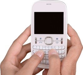 Holding a keyboard based smart phone