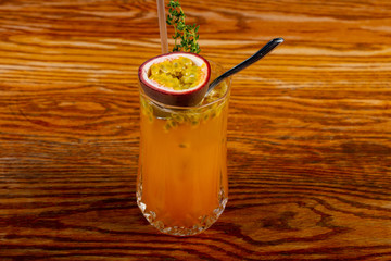 Passion fruit lemonade