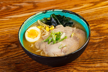 Miso ramen soup
