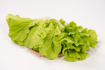 Lovely and healthy vagetables (Chinese cabbage or Bok-choy) in white background