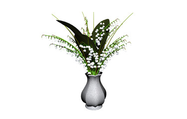 Maiglöckchen in Blumenvase