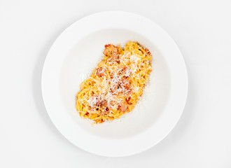 spaghetti carbonara, pasta