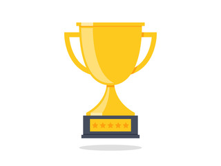 Trophy Cup Vector Flat Icon