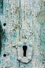 Structure of an old wooden wall