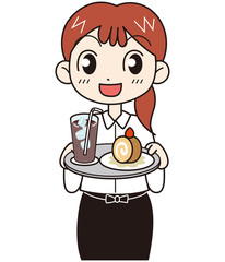 カフェスタッフ　女性