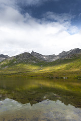  In the mountains of Northern Norway.Tromso