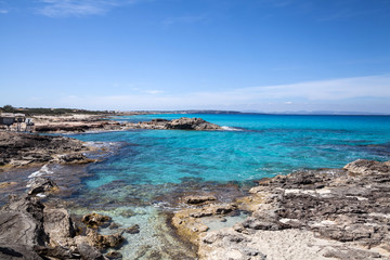 Fototapeta na wymiar Costa di Formentera