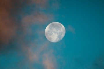 full harvest moon in the lunar ski
