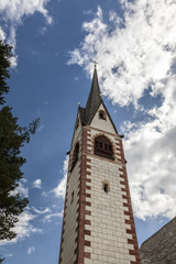 Die St. Jakob Kirche in St. Ulrich in Gröden, Südtirol