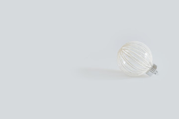 Christmas ball on white background