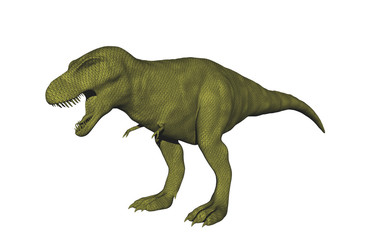 Obraz na płótnie Canvas Grüner Tyrannosaurus Dinosaurier