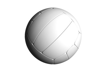 Weißer Vollesball Ball