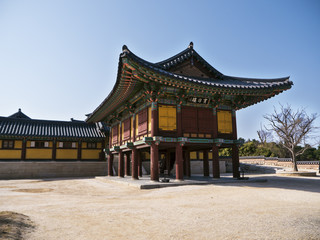Traditional korean house in Naksansa temple, South Korea