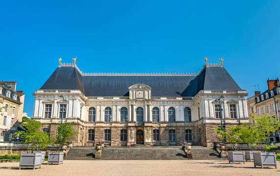 Palace of Parliament of Brittany in Rennes, France