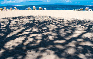 バリ島の海と砂浜