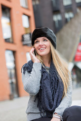 Fototapeta premium Lifestyle photos of people using phones and texting