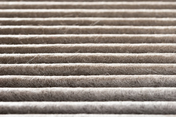air filter close up horizontal selective focus
