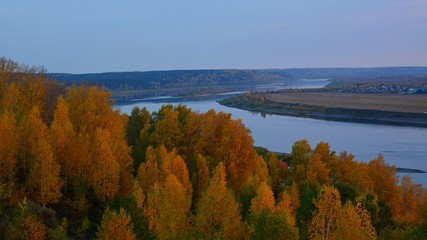 panoramic view of lake