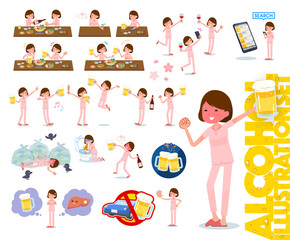 flat type Gray suit business women2