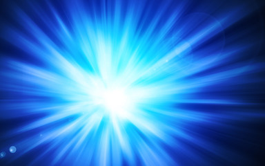 Dark blue sparkle rays lights with bokeh elegant show on stage abstract background. Dust sparks background.