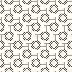 Vector seamless pattern. Modern stylish abstract texture. Repeating geometric tiles..