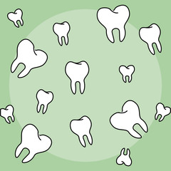 Tooth dental background