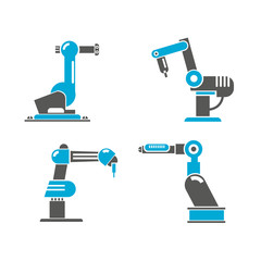 industrial robot icons