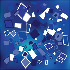 Blue Grid Mosaic Background Creative vector template