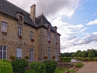Fototapeta na wymiar Paimpont Abbey - Brittany, France