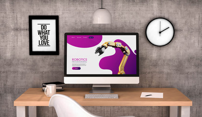 workspace computer robotics website