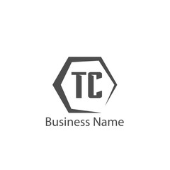 Initial Letter TC Logo Template Design