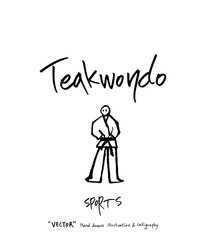 스포츠 포스터 / 손으로 그린 스포츠 그림