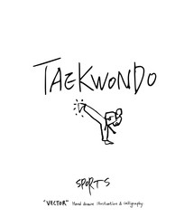 스포츠 포스터 / 손으로 그린 스포츠 그림